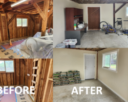Drywall, trim, and paint
