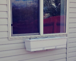 Window Planter Box Installation Window Planter Box Installation