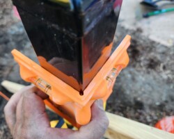 Fence post plumb Fence post plumbing